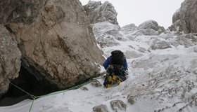 Klagenfurter Spitze Nordwand Verschneidungsreihe (c) Emanuele D’Amic