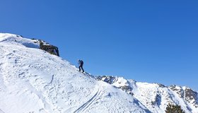 Auf dem breiten Kamm - Skitour Wildofen.