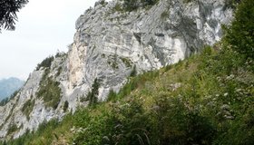 Übersicht Klettergarten Ewige Wand