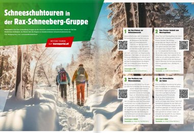Schneeschuhtouren in der Rax-Schneeberg-Gruppe