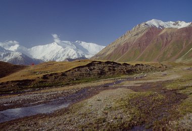 Das Basislager des Pik Lenins