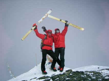 Auf dem Gipfel des Mustagh Ata (7.546m)