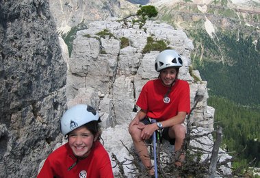 Cinque Torri - Kletterspaß für die gesamte Familie