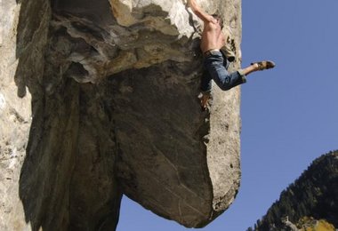 Daniel Kopp in „Reise nach Ixtlan“ 8a, Foto: Heinz Zak