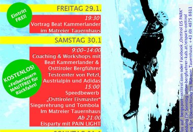 Eiskletterfestival in Osttirol