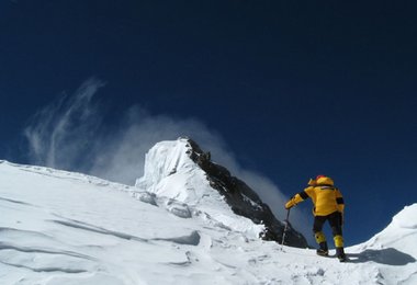 Gerfried Göschl im Aufstieg auf den Broad Peak