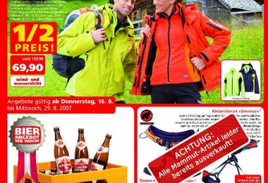 Titelseite des aktuellen Interspar Flyers