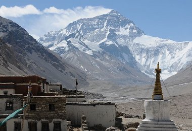 Die Nordwand des Mt. Everest © Ralf Dujmovits www.amical.de