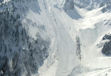 Die ganze Lawine im Bild