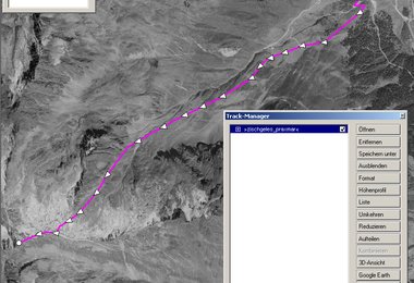 Track mit dem sw Orthofotos auf der DVD