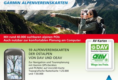 Garmin Alpenvereinskarten