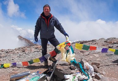 Auf dem Gipfel des Aconcagua, 6962 m, Foto: Archiv Stitzinger
