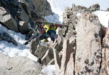 Free Ski Mountaineering Glacier de la Noire