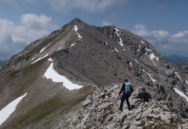Lohnende Gratwanderung vom Schrocken zum Hochmölbing