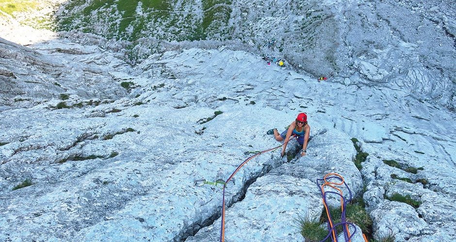 Klettern am Wildangerwandl