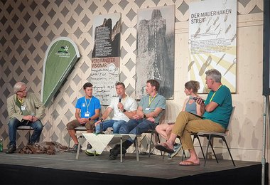 Podiumsdiskussion zum Thema "Grenzen des Grenzgangs"