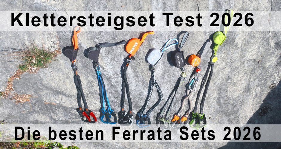 Klettersteigset Test 2026 - die besten Klettersteigsets