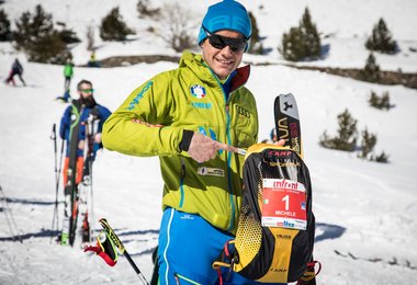 Michele Boscacci verwendet die Camp-Rucksäcke bei Wettbewerben. (Foto: Camp)