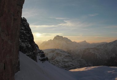 Kalte Winterstimmung an den Zinnen
