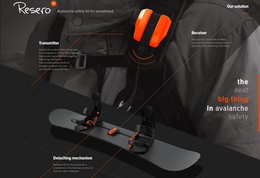 RESERO für das Snowboard (c) Avalanche Float