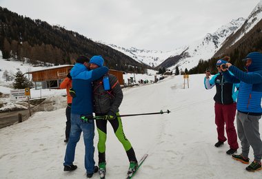 Benedikt Böhm bei der Ankunft im Südtiroler Ahrntal.