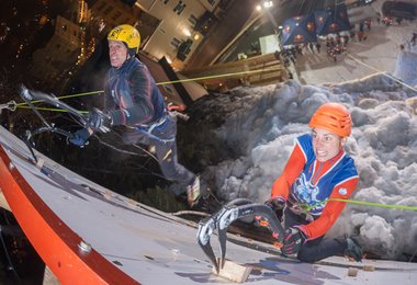 Bei der Zielglocke; Fotos: Martin Lugger