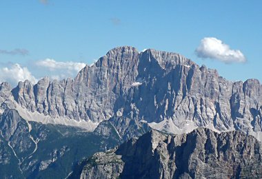 Die mächtige Civetta Nordwestwand