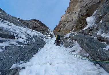 Japaner Couloir - Grandes Jorasses Nordwand (c) CAMP Archive - Roger Cararach Soler
