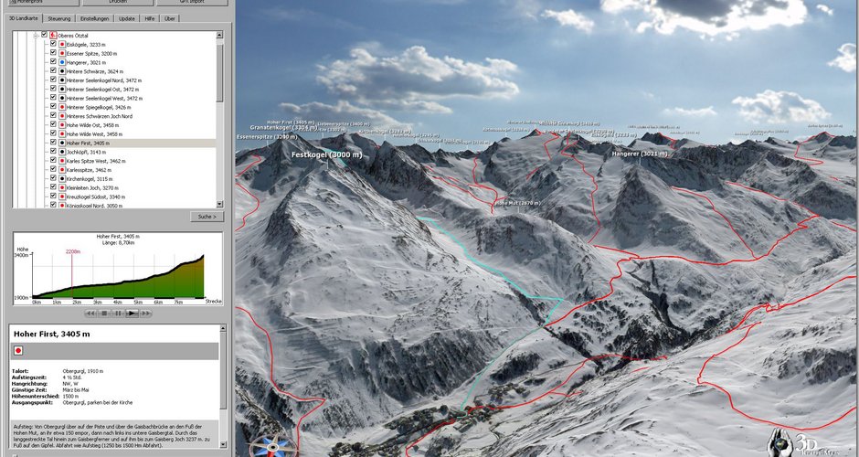 Perfekte Visualisierung+ Routenplaner