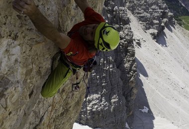 Christoph in seiner Route Pressknödl © Claudia Ziegler/SALEWA