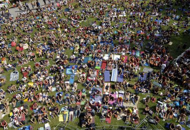 Die begeisterte Menge, Photo:Giulio Malfer