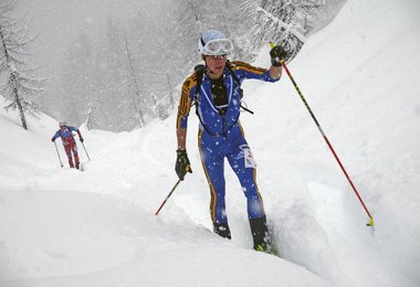 Martin Weisskopf und Thomas Wallner beim Aufstieg; Foto: Alexander Lugger