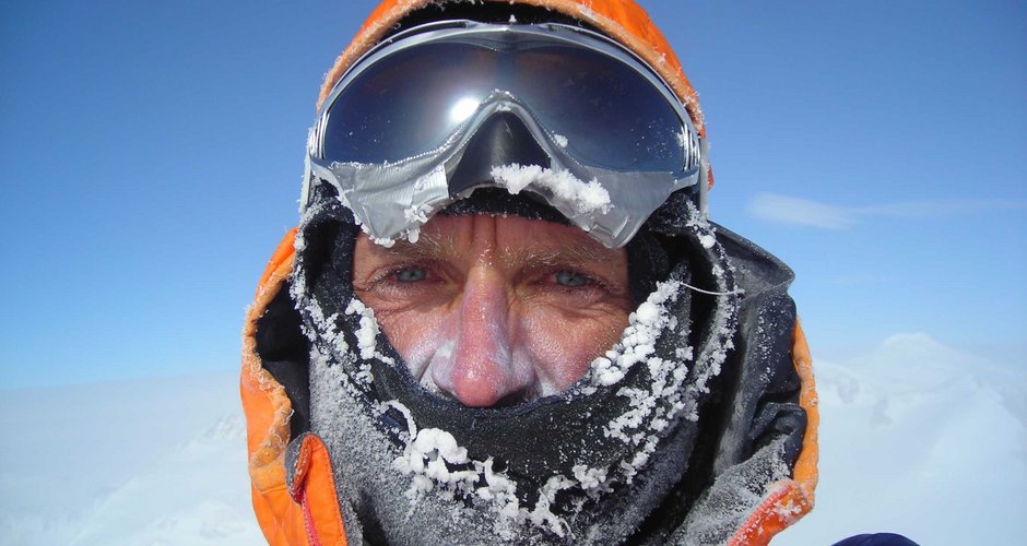 Und „eingefroren“ in der Antarktis