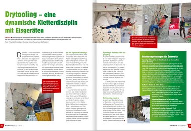 Drytooling – eine dynamische Kletterdisziplin mit Eisgeräten