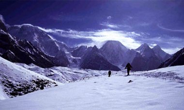 Auf dem Weg zum Basislager.