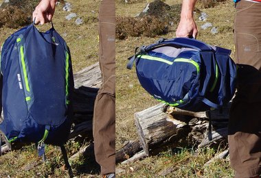 Lässt sich auf verschiedene Arten über kurze Strecken tragen.