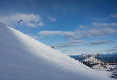 extreme snowkiting in Norway (c) Sebastian Bubmann