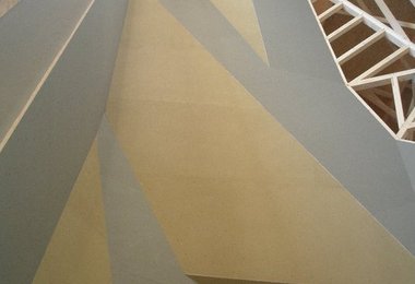 Der grosse Vorstiegsturm in Bau