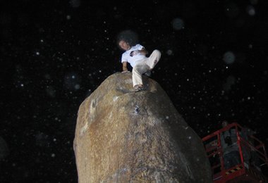 Bernd Zangerl klettert ebenfalls top. Foto: Andreas Jentzsch
