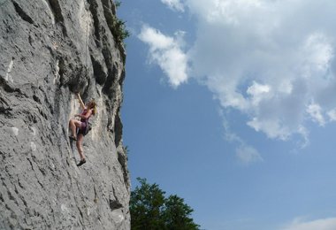Birgit Auer im Nixloch
