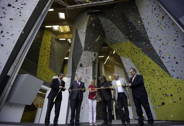 Spagnolli, Durnwalder, Angelika Rainer, Reinhold Messner und Heiner Oberrauch, Knapp © Claudia Ziegler