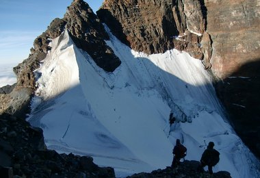 Robert und Stefan hinter dem Hauptgipfel