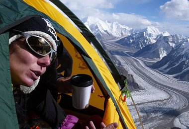 Die Aussicht von Lager II kann grandioser nicht sein.