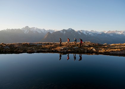 Zum 150. Jubiläum der Erstbesteigung des Piz Buin gibt es ein alpines Programm, das jeden in die Faszination Piz Buin eintauchen lässt. (Foto: TVB Paznaun-Ischgl)