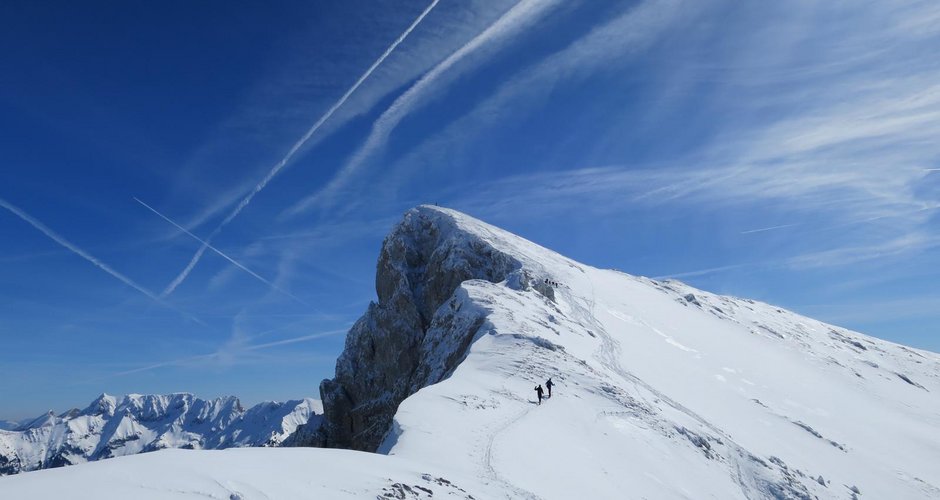 Der Gipfel als Lohn für die Aufstiegsmühen