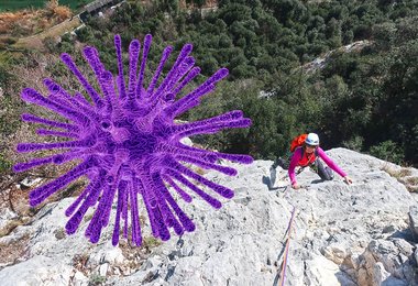 Coronavirus am Fels - wie sieht es da mit der Übertragung aus?