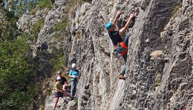 Die Route Alce Volante - Falesia Policromuro - Massone Easy Wall
