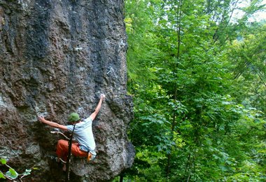 Michi beim Schlüsselzug