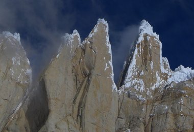 Die Torres mit ihren steilen Eiskronen