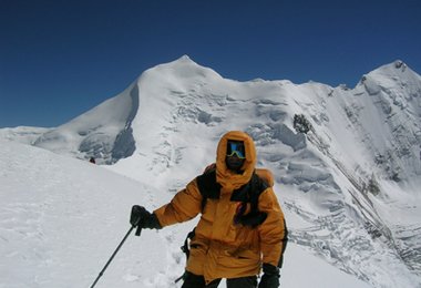 Gerhard beim Aufstieg nach Lager 4